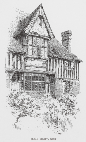Broad Street, Kent (litho)