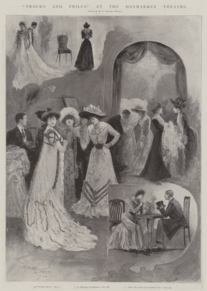 "Frocks and Frills," at the Haymarket Theatre (litho)