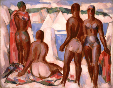 Bathers, Evening, 1935 (oil on canvas)