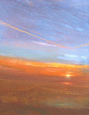 Sunset, 2007 (oil on board)