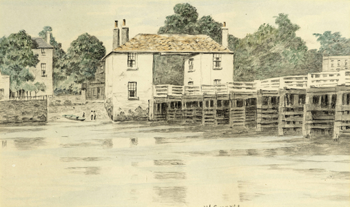 Putney Bridge, c.1890 (w/c on paper)