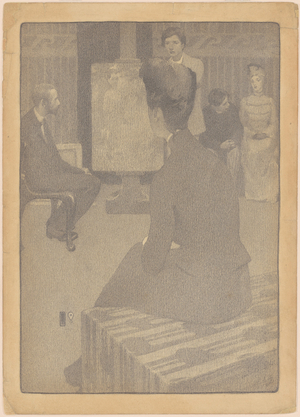 The Art Class, 1906 (graphite)