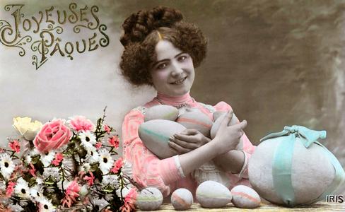 Postcard for Easter day c.1900