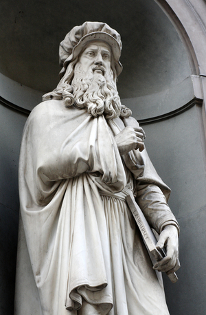 Statue of Leonardo da Vinci