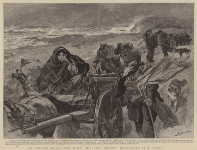 Mr William Black's New Story, Highland Cousins (engraving)