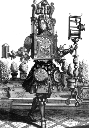 Watchmaker costum, engraving by Nicolas Larmessin's workshop, late 17th century