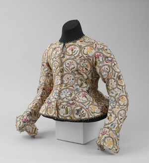 Jacket, c. 1616 (linen, silk & metal)