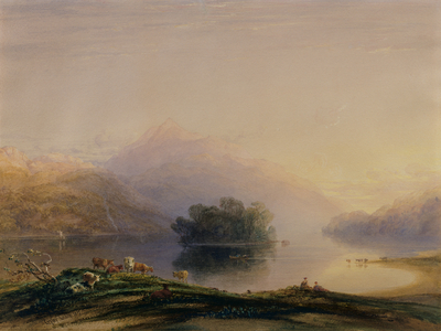 Loch Katrine, 1838 (w/c with gum varnish on paper)
