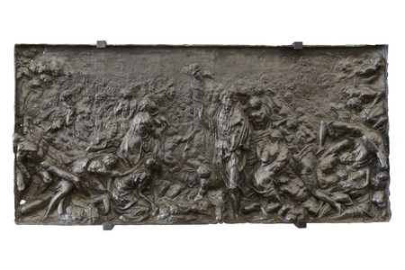 Moses and the brazen serpent, 1559 (bronze)