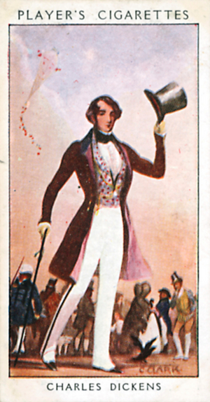 Charles Dickens (colour litho)