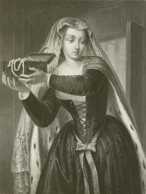 Agnes Sorel , 1859 (engraving)