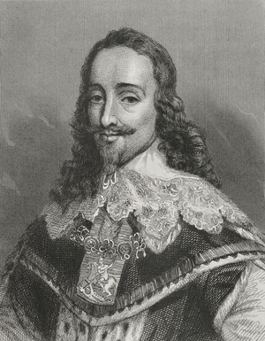 Charles I, King of England and Scotland, portrait, 1856 (engraving)