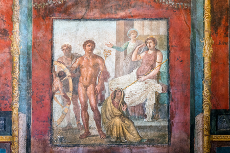 Pompeii Archaeological Site, Campania, Italy (fresco)