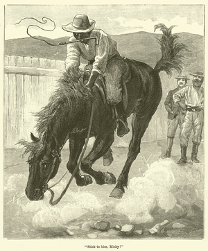 "Stick to him, Micky!" (engraving)