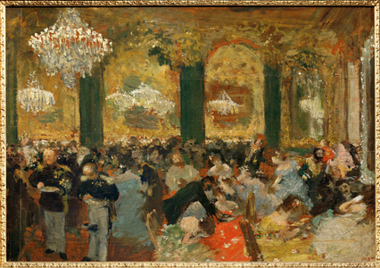 Le souper au bal (oil on canvas)