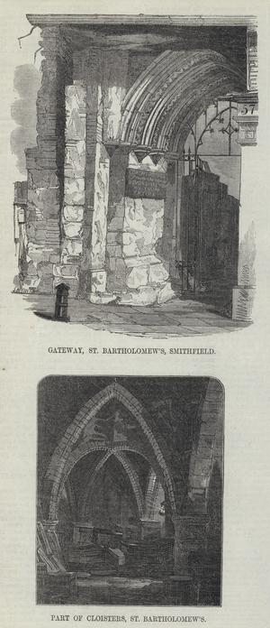St Bartholomew's, Smithfield (engraving)