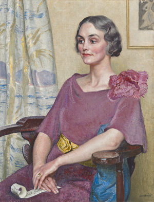 Edith Brewster, 1934 (oil on canvas)