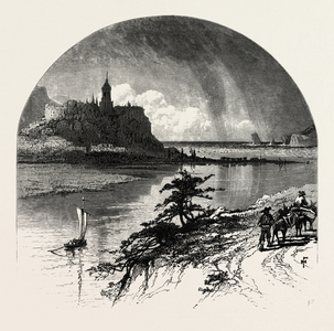 Fuenterrabia, Spain, 19th Century Engraving