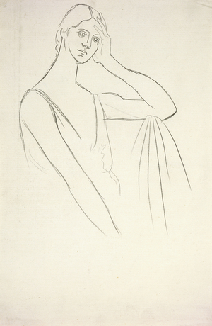 Olga Picasso, 1919 (pencil on paper)