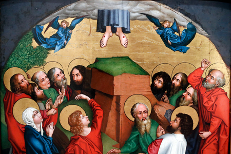 The Feast of the Ascension of Jesus Christ (oil on wood panel)