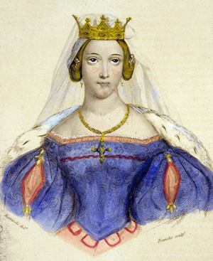 Jadwiga of Poland (colour engraving)