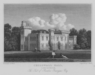 Childwall Hall, Lancashire, The Seat of Bamber Gascoyne, Esquire (engraving)