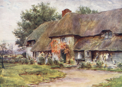 Wessex: Coker's, Frome, a typical Dorset dairy house (colour litho)