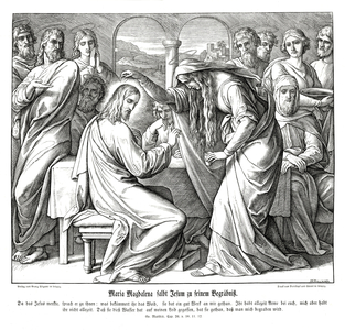 Mary Magdalene annoints Jesus, Gospel of Matthew