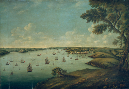 Milford Haven, 1776 (oil on canvas)