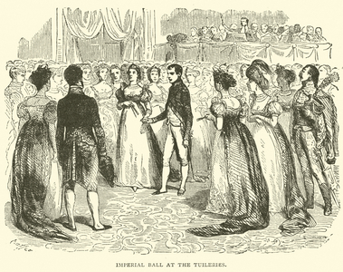 Imperial ball at the tuileries (engraving)