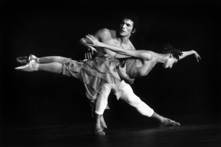 Rudy Bryans and Maia Plissetskaia Bolshoi Ballerina Dancing Duo in Ballet "The Sick Rose" January 09, 1973 (photo)