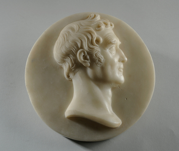 Medallion Portrait of Benjamin Gott, 1835 (marble)
