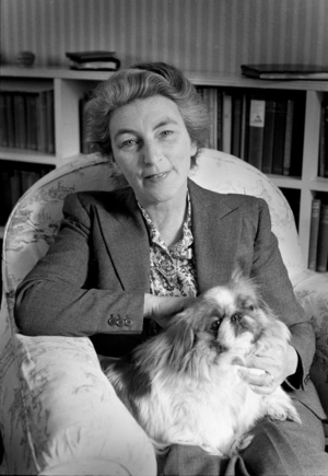 Rumer Godden (b/w photo)