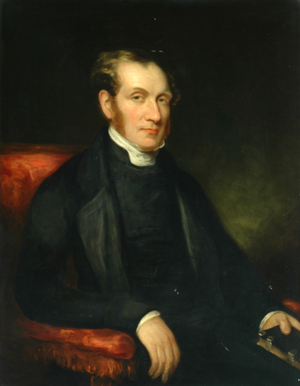 Reverend Joshua Fawcett (oil on canvas)