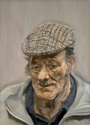 Man in a Check Cap, 1991 (oil on canvas)