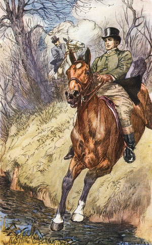 Illustration for Black Beauty by Anna Sewell (colour litho)