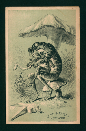 Advertising card for Lord & Taylor, New York (litho)