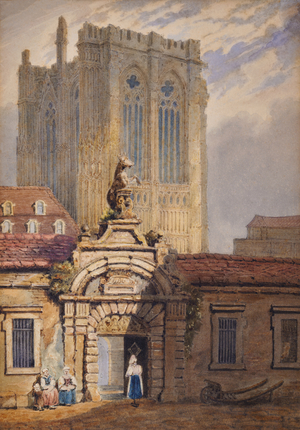 Cathedral, 1800-52 (Watercolour)