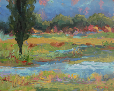 Mountain Inlet, 2023 (oil on panel)