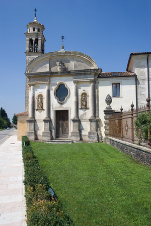 Rinaldi villa, Asolo,chapel Veneto, Italy (photo)