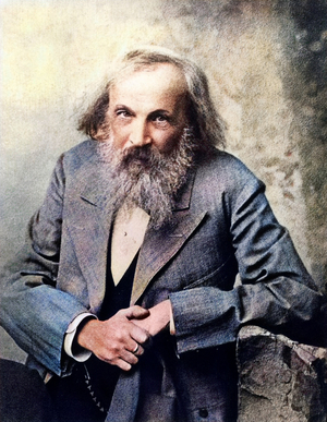 Portrait of Dimitri Ivanovich Mendeleiev (photo)