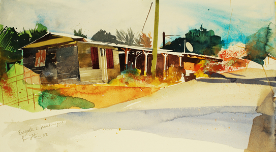 Fregate 2, Martinique 2002 (watercolour)