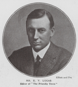 Mr EV Lucas (b/w photo)
