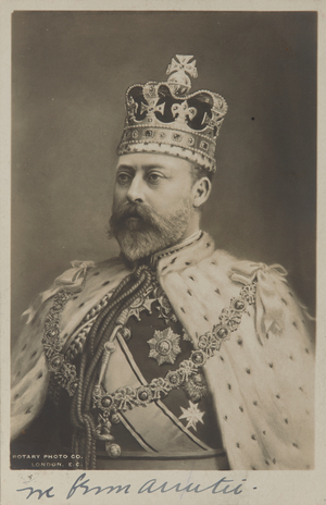 King Edward VII, c.1902 (postcard)