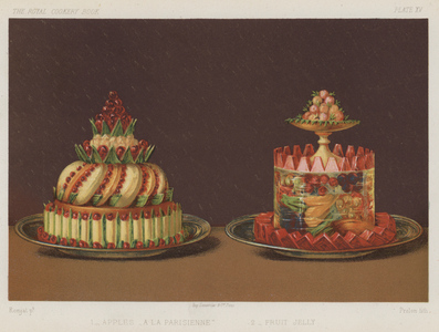 Apples "A La Parisienne", Fruit Jelly (chromolitho)