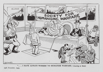 Strube WW2 cartoon (litho)
