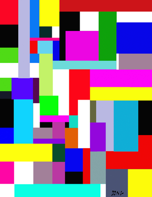 Blocs of color, 2006 (computer graphics)