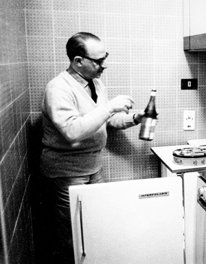 Alberto Lattuada, 60s (b/w photo)