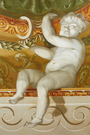 The Queen's Staircase ceiling, 1734 (painted ceiling)