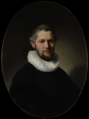 Portrait of a Man, 1632 (oil on wood)
